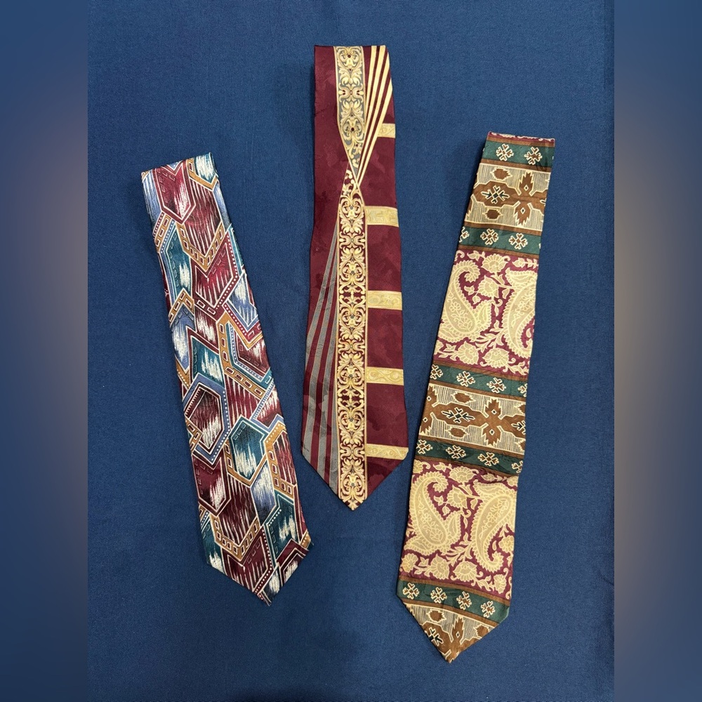 Elegant Multicolor Men's Ties Set
